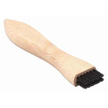 Brush, Upright Scratch, Wood Handle, Nylon, 3-7/8 in L Handle, 7/8 in L Brush, Hardwood MPN:00035
