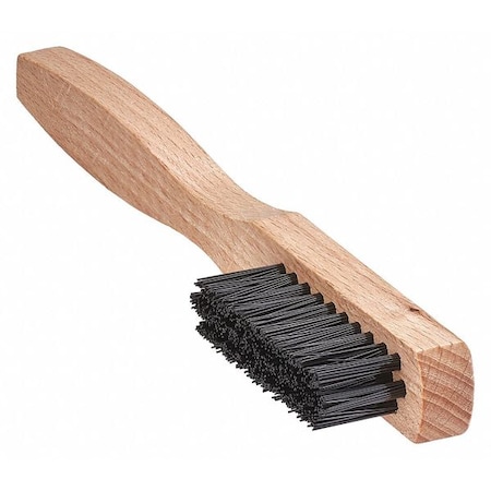 Brush, Utility Scratch, Wood Handle, Nylon, 4-1/2 in L Handle, 1-1/2 in L Brush, Hardwood MPN:00044