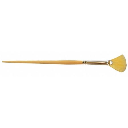 #1 Fan Marking White China Bristle, Paint Brush MPN:00201