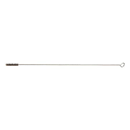 Tube and Pipe Brush, 15 1/2 in L Handle, 2 1/2 in L Brush, Tan, Wire, 18 in L Overall, 12 PK MPN:05466