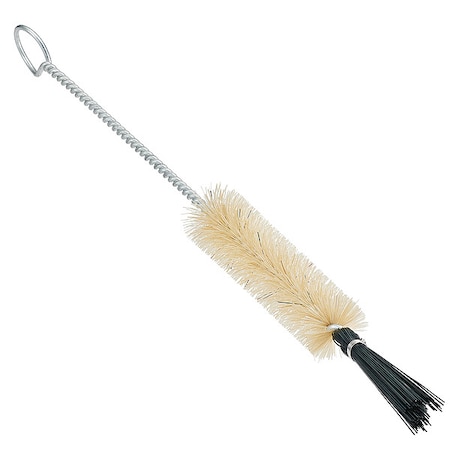 Test Tube Brush, 6 in L Handle, 3 in L Brush, White, 9 in L Overall MPN:06108