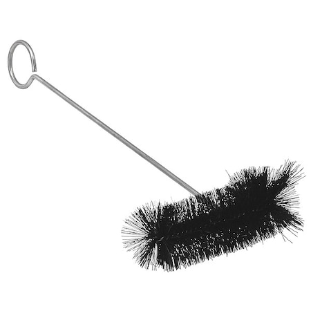 Lab Brush Flask, 12 in L Brush, Black, 12 in L Overall MPN:06187