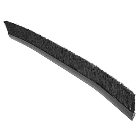 Stapled Set Strip Brush, PVC, Length 72 In MPN:FPVC123072