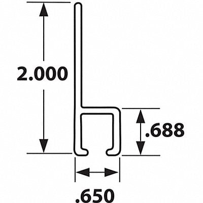 Strip Brush Holder Overall Length 36 In MPN:AH100436CF