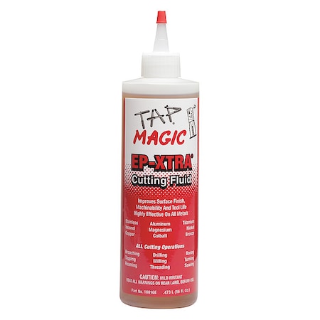 Cutting Oil, Squeeze Bottle, 16 oz, EP-Xtra, Yellow MPN:10016E