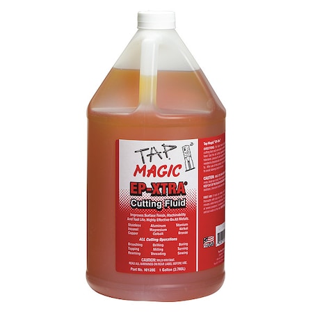 Cutting Oil, Squeeze Bottle, 1 gal, EP-Xtra, Yellow MPN:10128E
