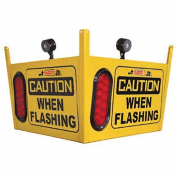 Auxiliary Lights, Light Type: Forklift Warning Light , Amperage Rating: 1.00 , Color: Yellow/Red , Material: Aluminum, Aluminum  MPN:118589