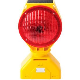 5785445 Individual Solar LED Barricade Light Red 3-Way On/Off Switch 5785445