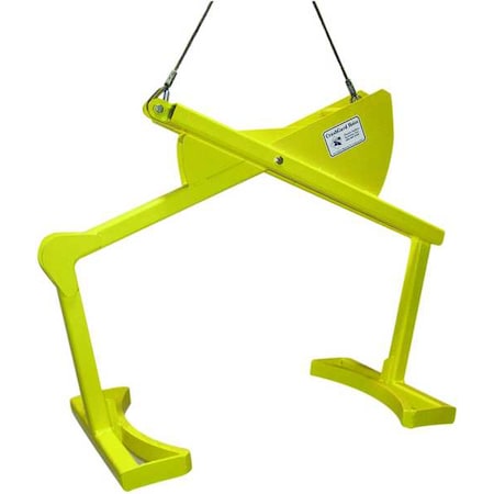 Traffic Barrel Hoist, 48 in W, Steel MPN:142339