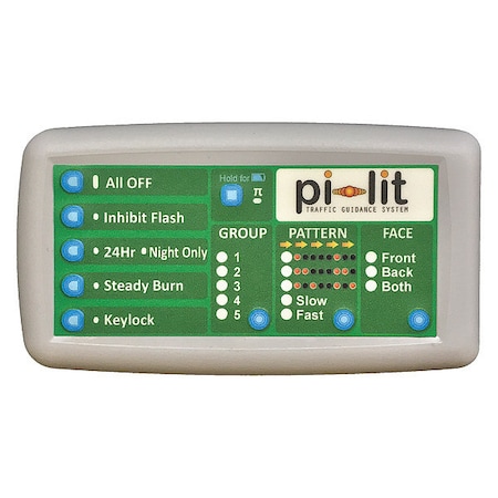 Remote Control, Plastic, 4 in Height, 2 in Length, Gray MPN:134330