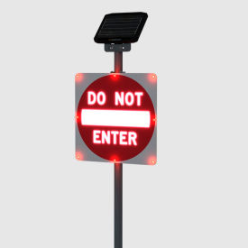 LegendViz® Dusk Till Dawn Do Not Enter BlinkerSign® Solar 30