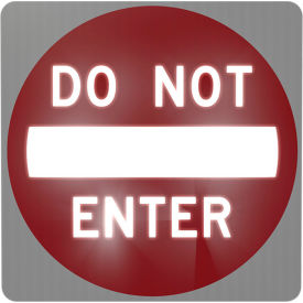 LegendViz® Dusk Till Dawn Do Not Enter Sign Solar 30