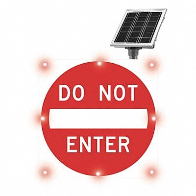 LED Sign Do Not Enter Aluminum 30 x 30 MPN:2180-C00067