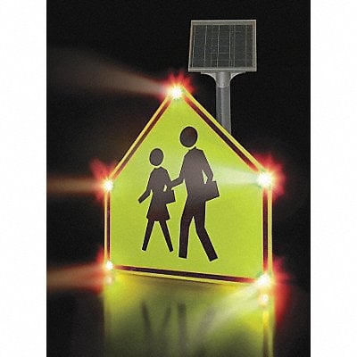 LED School Zone Sign Aluminum 36 x 36 MPN:2180-S00042