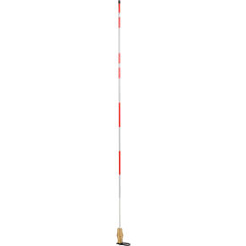 2673-00001 Hydrant/Utility Marker 5' Long with Flat Bracket Red/White 2673-00001