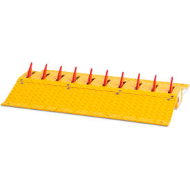 DOORKING® 1610-087 Surface Mount Traffic Spike Section 3' L Yellow 1601-087