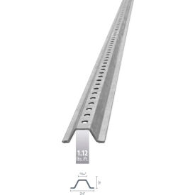 U-Channel Sign Post 8'L 1.12 lbs./ft. Galvanized Post Holes 30