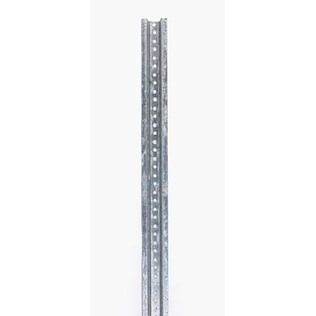 Sign Post, U-Channel, Steel Galvanized, Hot Dipped, 10 ft. L, 1-15/32