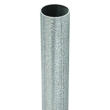 Sign Post, Round, Galvanized steel Galvanized, Galvanized, 12 ft. L, 2-3/8
