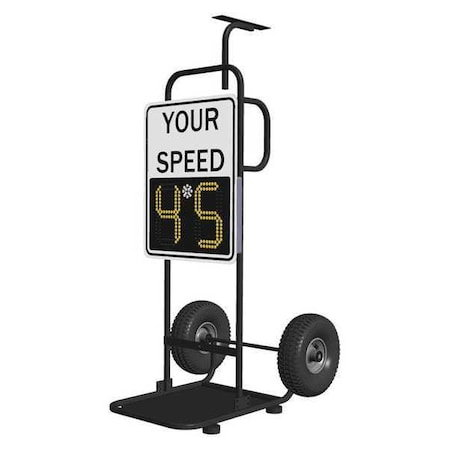 Safe Pace 100, Radar Feedback Sign, Battery, With Dolly MPN:128876
