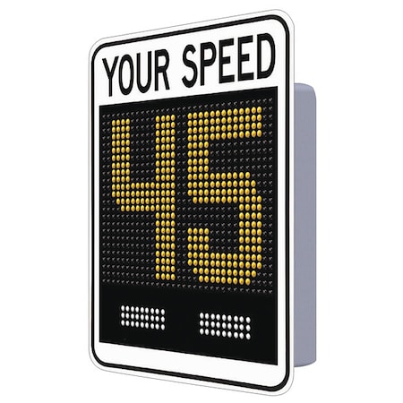 LED Radar Speed Display Sign, Your Speed MPN:140102