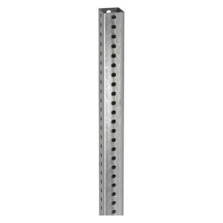 Anchor for Square Post, Square, Galvanized steel Silver, Galvanized, 36 in L, 2