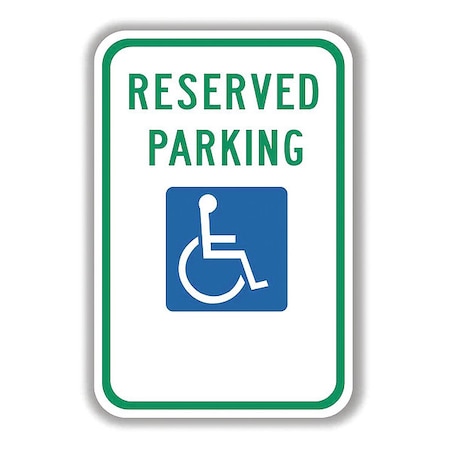 Reserved Parking Sign, 12
