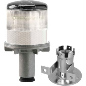 3337-00003 Solar Powered LED Strobe Lights White Bulb 3337-00003