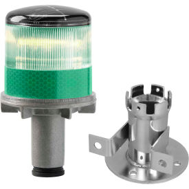 3337-00005 Solar Powered LED Strobe Lights Green Bulb 3337-00005