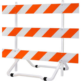 Tapco LaneGard 3 Folding Type III Barricade HIP 1-Sided 6' Right Orientation 142347