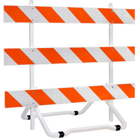 Tapco LaneGard 3 Folding Type III Barricade HIP 1-Sided 6' Left Orientation 142348