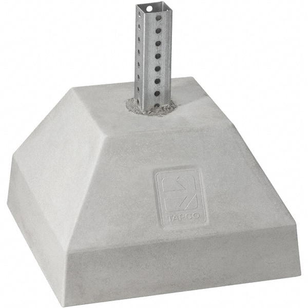 2' High, Galvanized Traffic Sign Post Base MPN:373-00919