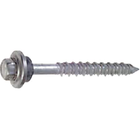Screw Anchor, 1/4 in Dia., Hex, 1 3/4 in L, Steel Climaseal, 100 PK MPN:3358407