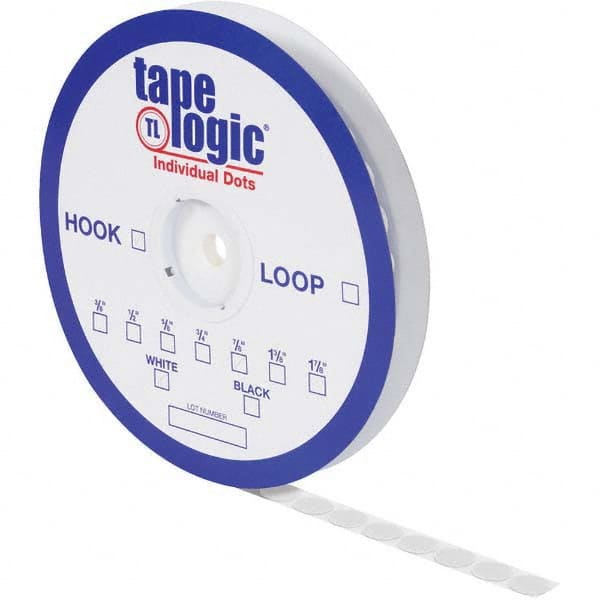 Hook & Loop, Shape: Dot , Color: White , Piece Diameter (Inch): 1-3/8 , Piece Length (Inch): 1-3/8 , Component Type: Hook & Loop  MPN:HLT163