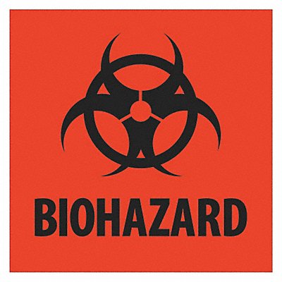 Label Biohazard 2x2 MPN:DL1305