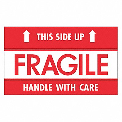 Label Fragile This Side UpHWC 3x5 MPN:SCL521