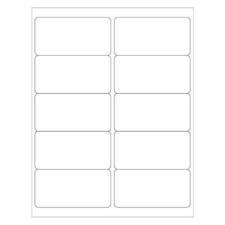 Tape Logic Laser Labels, Rectangle, 4