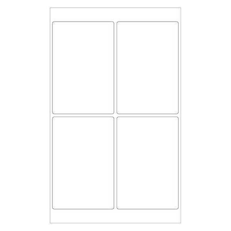Tape Logic Laser Labels, Rectangle, 4