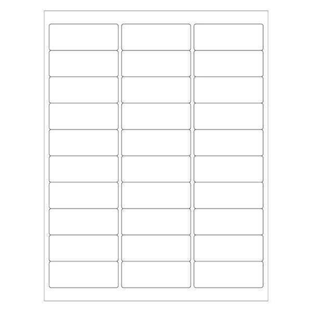 Tape Logic Removable Rectangle Laser Labels, 2 5/8