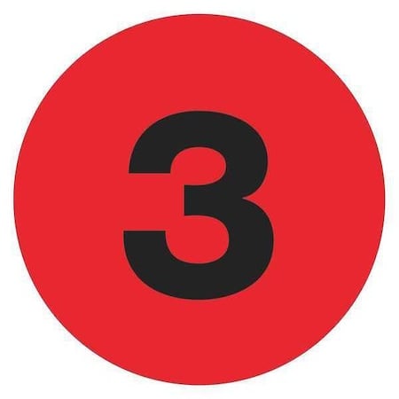 Tape Logic Number Labels, 