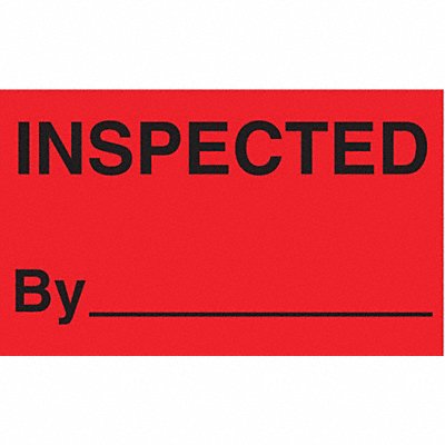 Instructional Label Inspection PK500 MPN:16U802