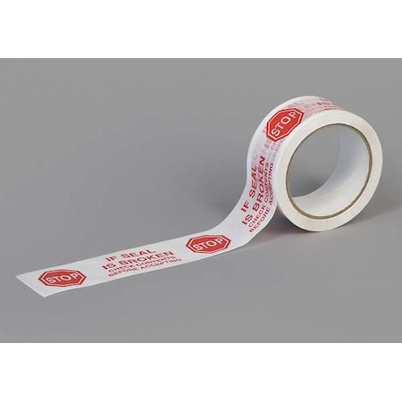 Carton Sealing Tape, Red/White, 2In x 55Yd MPN:15C751