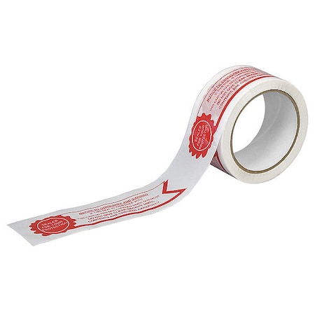 Carton Sealing Tape, Red/White, 2In x 55Yd MPN:15C760