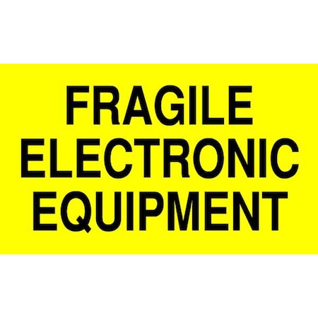 InstructionalHandlingLabel, Yellow, PK500 MPN:16U792