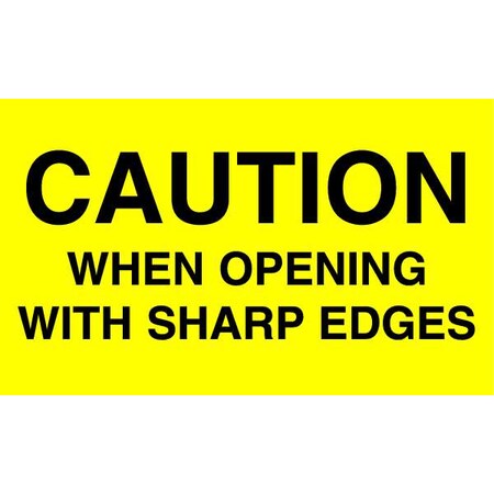 InstructionalHandlingLabel, Yellow, PK500 MPN:16U796