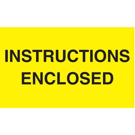 InstructionalHandlingLabel, Yellow, PK500 MPN:16U798