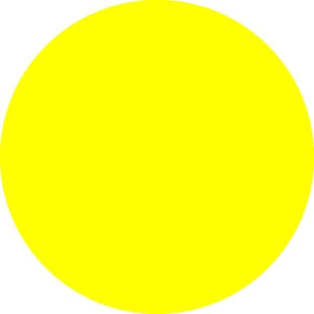Blank Inventory Control Label Yellow, Pk1000 MPN:16U823
