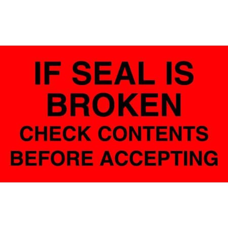 Instructional Handling Label, Red, PK500 MPN:16U830