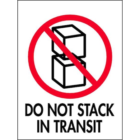 InstructionalHandlingLabel, White, PK500 MPN:16U852