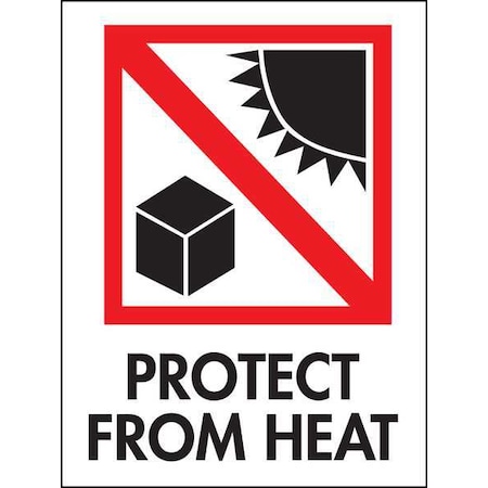InstructionalHandlingLabel, White, PK500 MPN:16U856